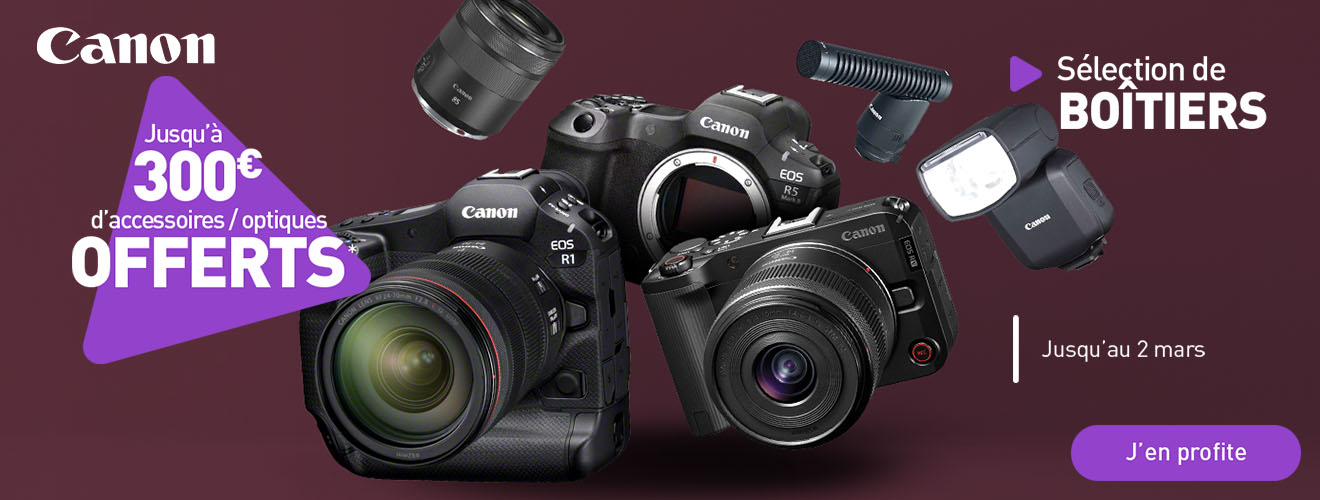 Canon optiques/accessoires Mars 2026